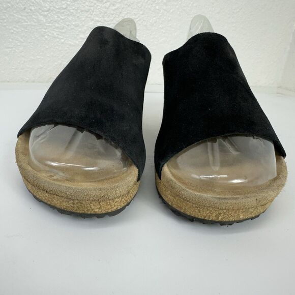 Birkenstock Papillio Namica Women's Wedge Slide Sandal US 8.5 EU 39 Suede Black - Picture 4 of 13